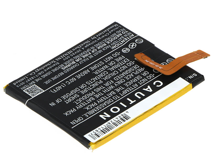 3.8V, 1550mAh, Li-Polymer Battery fits Fly, Era Style 3, Iq4415 Quad, 5.89Wh