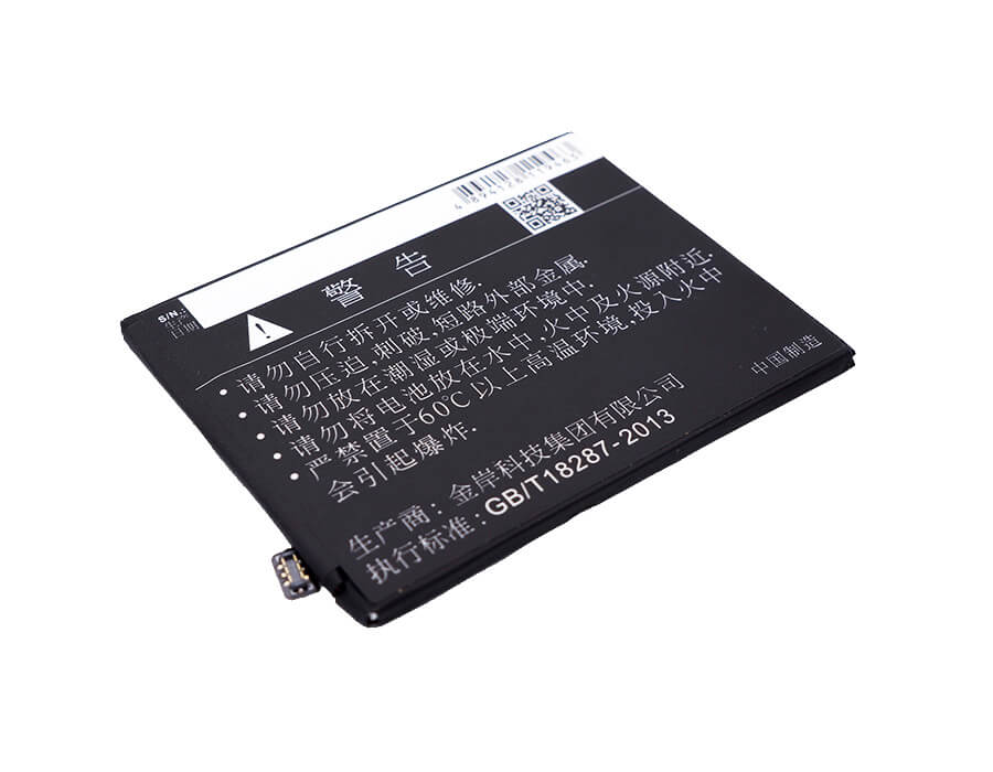 3.85V, 2600mAh, Li-Polymer Battery fits Oppo, A37, A37 Dual Sim Td-lte, 10.01Wh