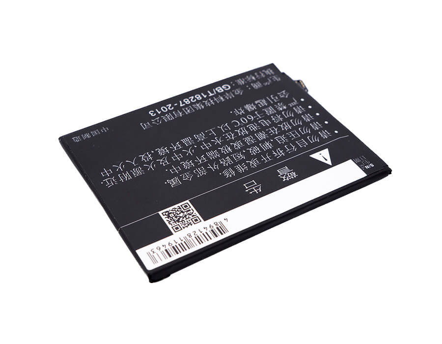 3.85V, 2600mAh, Li-Polymer Battery fits Oppo, A37, A37 Dual Sim Td-lte, 10.01Wh