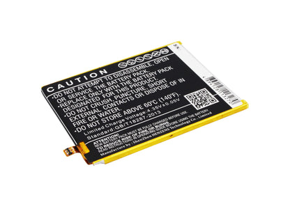 3.8V, 2400mAh, Li-Polymer Battery fits Wiko, M531, Ridge, 9.12Wh