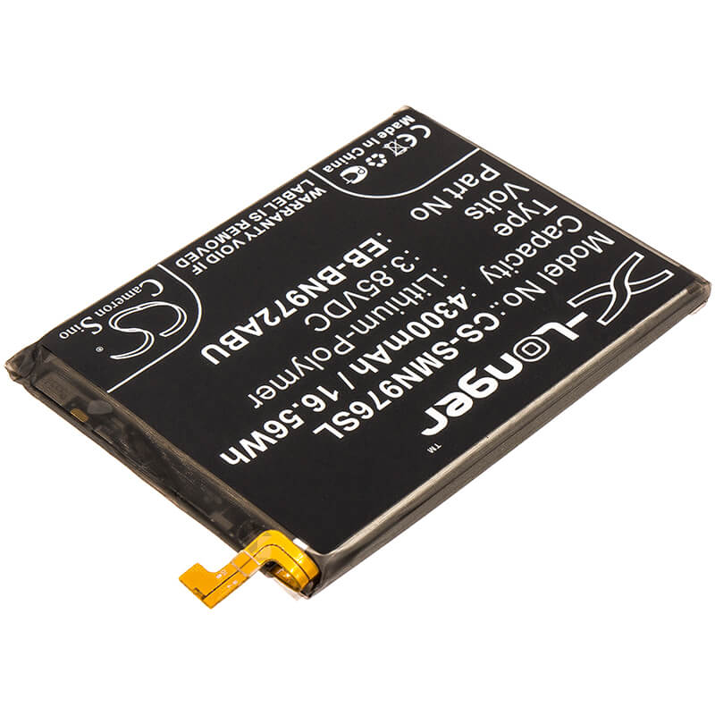 3.85V, 4300mAh, Li-Polymer Battery fits Samsung, Galaxy Note 10 Plus, Galaxy Note 10+, 16.555Wh