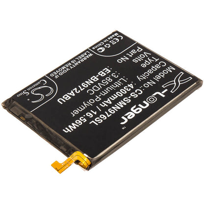 3.85V, 4300mAh, Li-Polymer Battery fits Samsung, Galaxy Note 10 Plus, Galaxy Note 10+, 16.555Wh