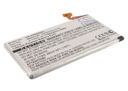 3.7V, 1700mAh, Li-Polymer Battery fits Htc, A620, A620e, 6.29Wh