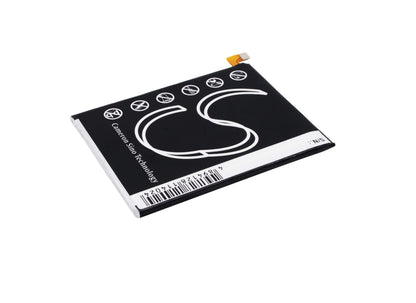 3.8V, 2400mAh, Li-Polymer Battery fits Blu, Life One 2015, X010q, 9.12Wh