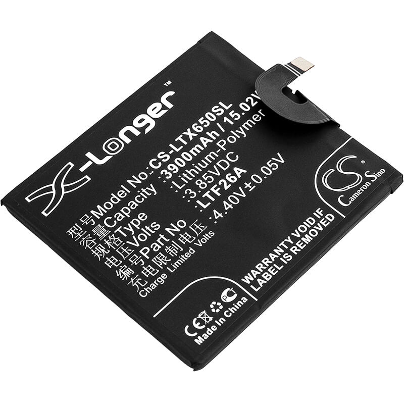 3.85V, 3900mAh, Li-Polymer Battery fits Letv, Le Pro 3 Ai, Lex650, 15.015Wh