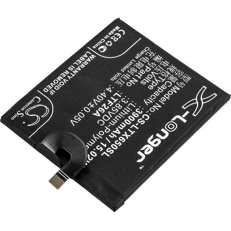3.85V, 3900mAh, Li-Polymer Battery fits Letv, Le Pro 3 Ai, Lex650, 15.015Wh