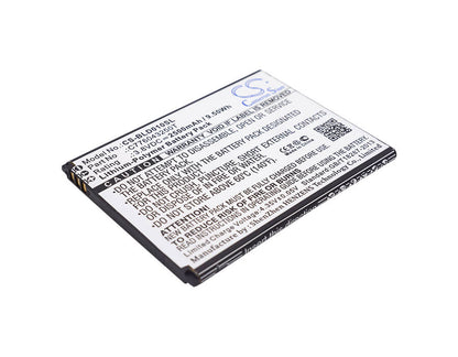 3.8V, 2500mAh, Li-Polymer Battery fits Blu, D0010uu, Dash X Lte D0010u, 9.5Wh