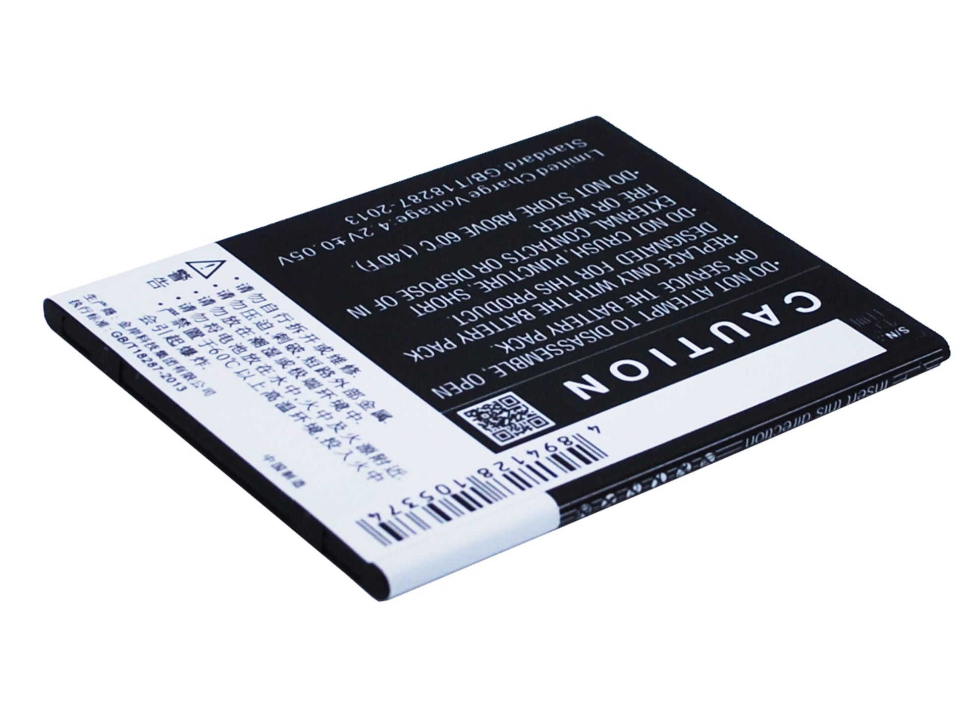 3.7V, 1800mAh, Li-ion Battery fits Zopo, 6560, Zp780, 6.66Wh