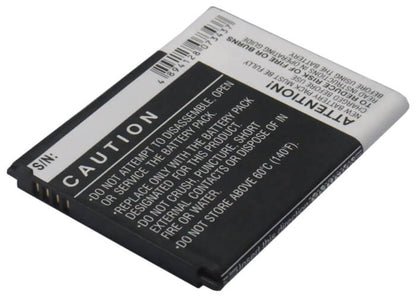 3.7V, 2100mAh, Li-ion Battery fits Samsung, Galaxy Axiom, Galaxy Victory 4g, 7.77Wh