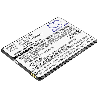 3.8V, 1800mAh, Li-ion Battery fits Blu, C050, C5l, 6.84Wh