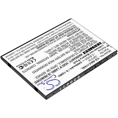 3.8V, 2400mAh, Li-ion Battery fits Nokia, C1 Plus, 9.12Wh
