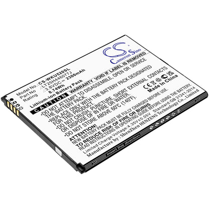 3.8V, 2300mAh, Li-ion Battery fits Wiko, Ride 2, U520as, 8.74Wh