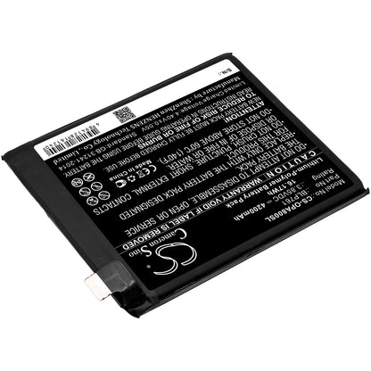 3.85V, 4200mAh, Li-Polymer Battery fits Oneplus, 8 5g, In2010, 16.17Wh