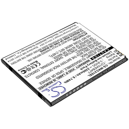 3.8V, 2300mAh, Li-ion Battery fits Wiko, C210, Life, 8.74Wh
