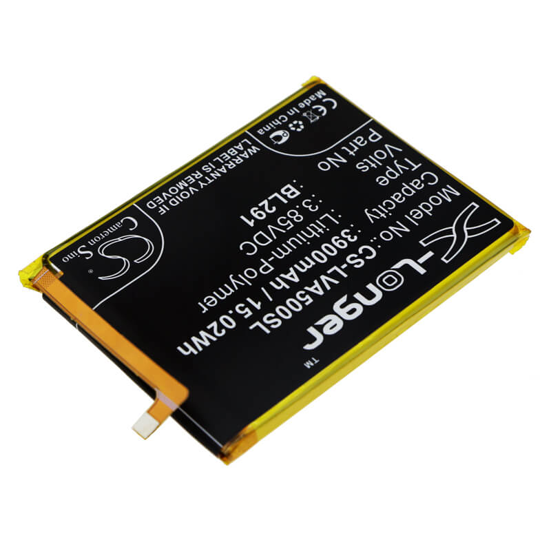 3.85V, 3900mAh, Li-Polymer Battery fits Lenovo, A5, L18021, 15.015Wh