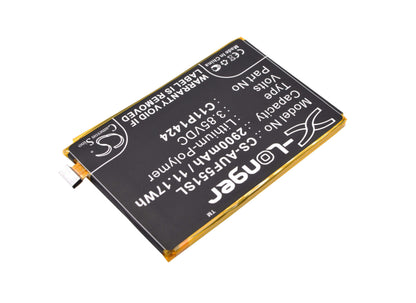 3.85V, 2900mAh, Li-Polymer Battery fits Asus, Z008d, Z00ad, 11.165Wh