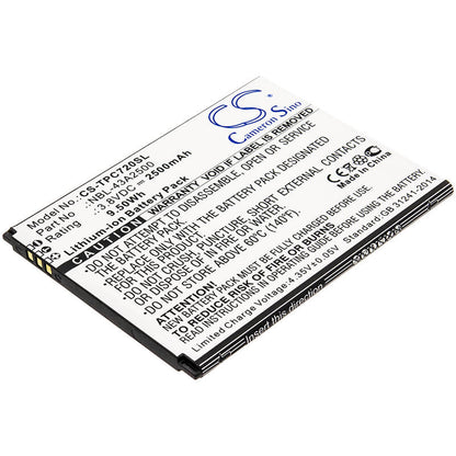 3.8V, 2500mAh, Li-ion Battery fits Tp-link, Neffos C7s, Tp7051a, 9.5Wh
