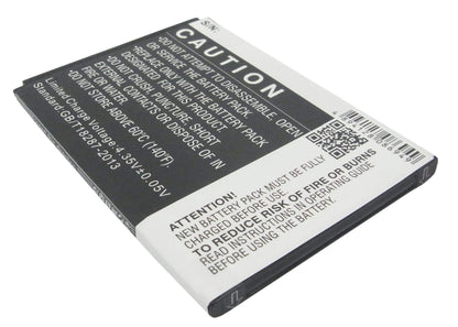 3.8V, 2500mAh, Li-ion Battery fits Amazing, A6, 9.5Wh