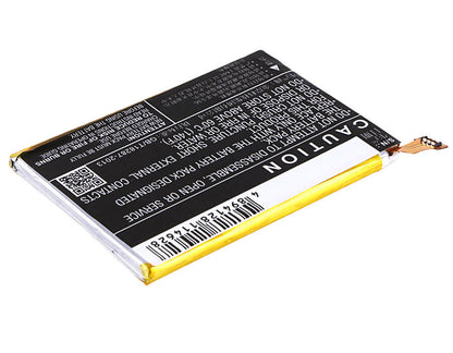 3.8V, 3000mAh, Li-Polymer Battery fits Zte, Axon A1, Axon A1p, 11.4Wh