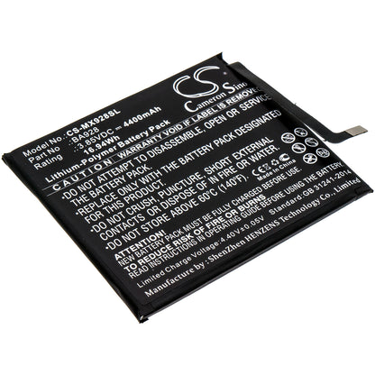 3.85V, 4400mAh, Li-Polymer Battery fits Meizu, 16t, M1928, 16.94Wh