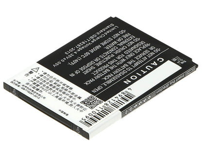 3.8V, 2500mAh, Li-Polymer Battery fits Hisense, Eg980, Mira Ii, 9.5Wh