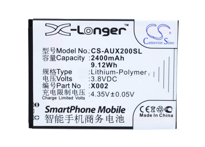 3.8V, 2400mAh, Li-Polymer Battery fits Asus, Pegasus X002, Pegasus X003, 9.12Wh