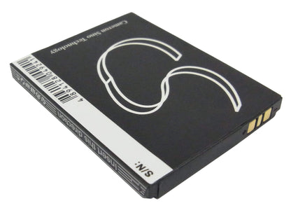 3.7V, 650mAh, Li-ion Battery fits Mobistel, El390, 2.405Wh