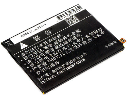 3.85V, 2500mAh, Li-Polymer Battery fits Vodafone, Smart Prime 7, Vfd 600, 9.625Wh