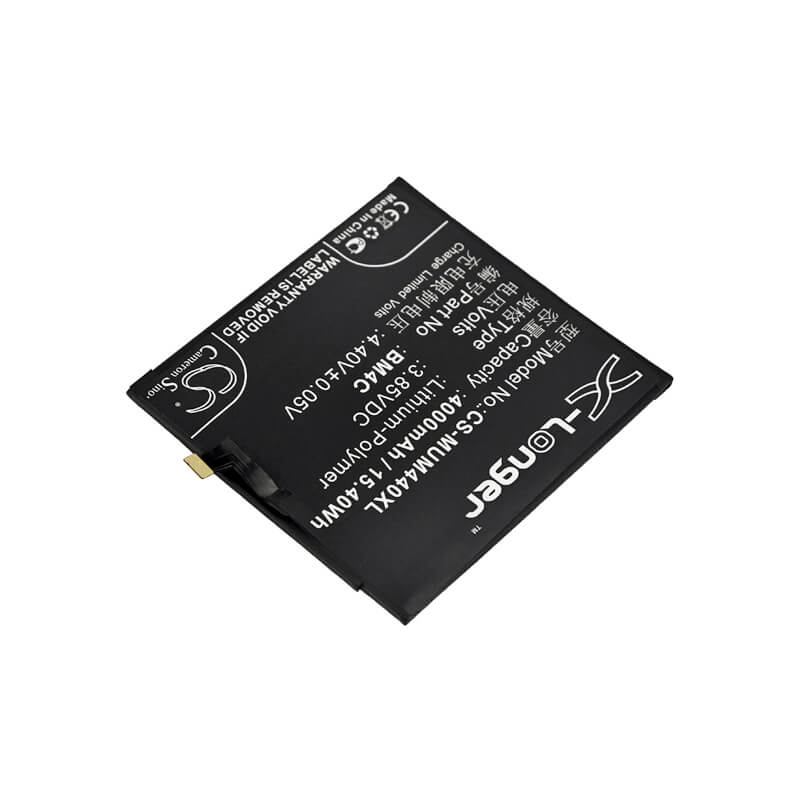 3.85V, 4000mAh, Li-Polymer Battery fits Xiaomi, 2016080, Mi Mix, 15.4Wh