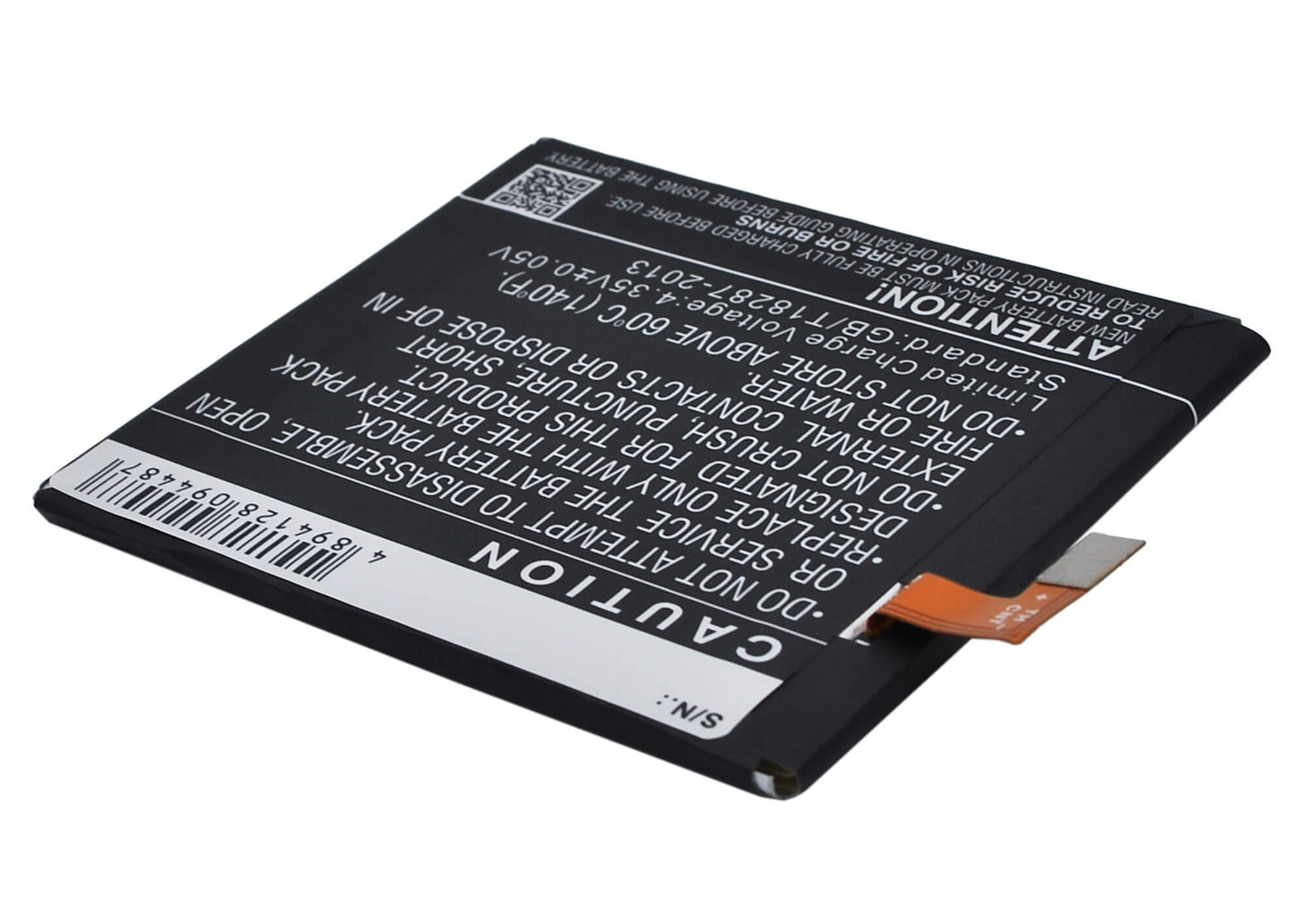 3.8V, 2500mAh, Li-Polymer Battery fits Sony Ericsson, D2502, D2533, 9.5Wh