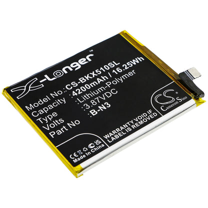 3.87V, 4200mAh, Li-Polymer Battery fits Vivo, V2005, V2005a, 16.254Wh