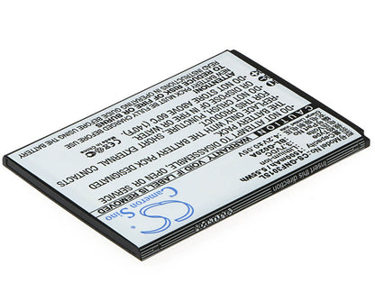 3.7V, 1500mAh, Li-ion Battery fits Gionee, F301, 5.55Wh