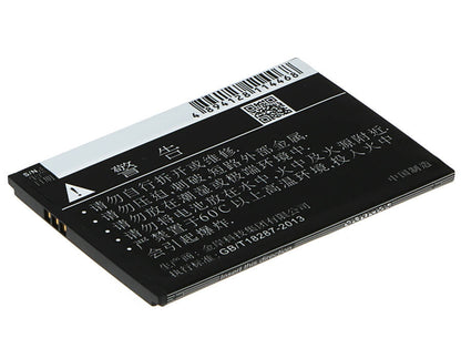 3.7V, 1500mAh, Li-ion Battery fits Gionee, F301, 5.55Wh