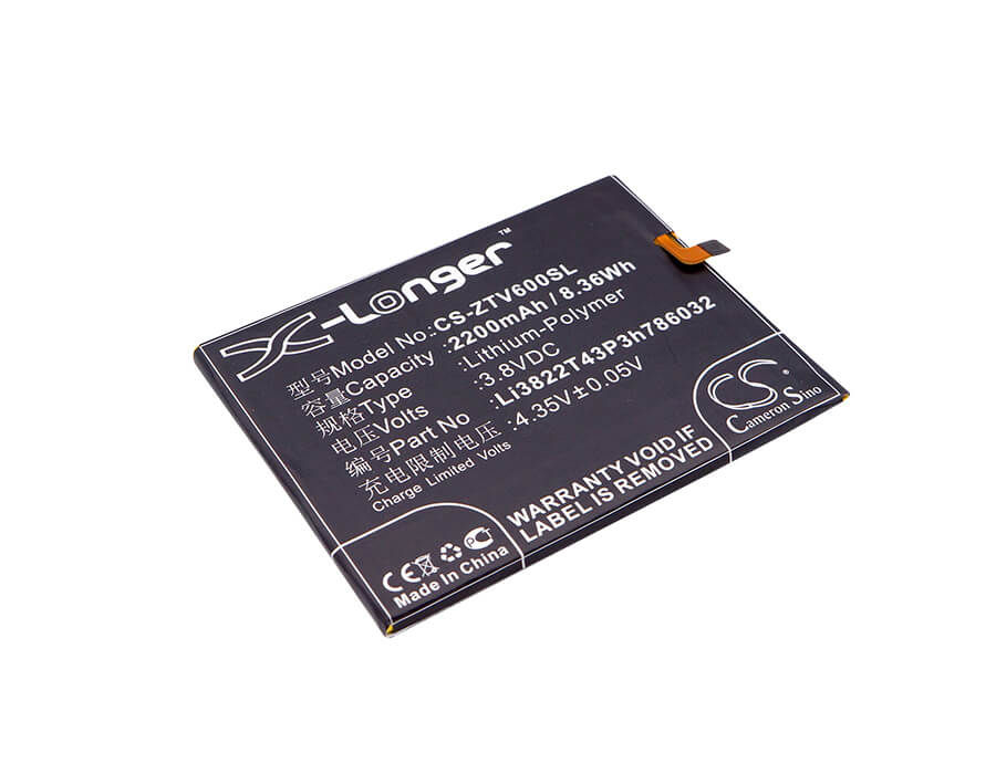 3.8V, 2200mAh, Li-Polymer Battery fits Orbic, Rc501, Rc-501l, 8.36Wh