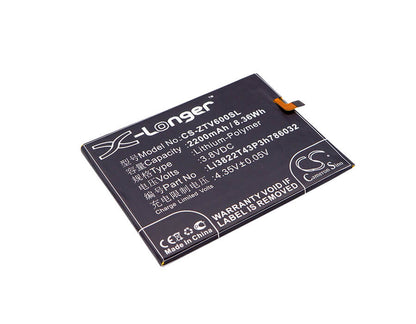 3.8V, 2200mAh, Li-Polymer Battery fits Orbic, Rc501, Rc-501l, 8.36Wh