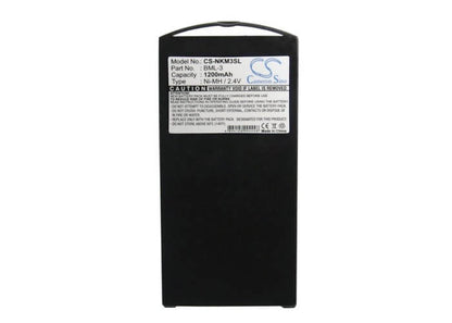 2.4V, 1200mAh, Ni-MH Battery fits Nokia, 3210, 3210e, 2.88Wh