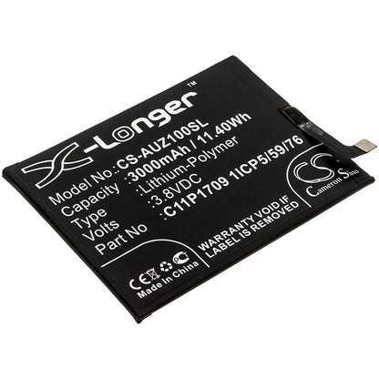 3.8V, 3000mAh, Li-Polymer Battery fits Asus, X00rd, Za550kl, 11.4Wh