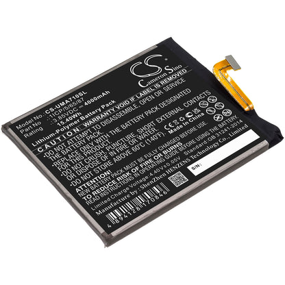 3.85V, 4000mAh, Li-Polymer Battery fits Umi, Umidigi A7 Pro, 15.4Wh