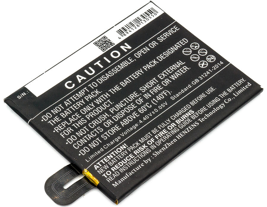 3.85V, 3800mAh, Li-Polymer Battery fits Google, G011c, Pixel 2 Xl 2017, 14.63Wh