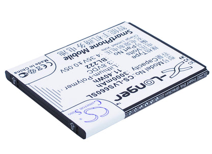 3.8V, 3000mAh, Li-Polymer Battery fits Lenovo, S660, S668t, 11.4Wh