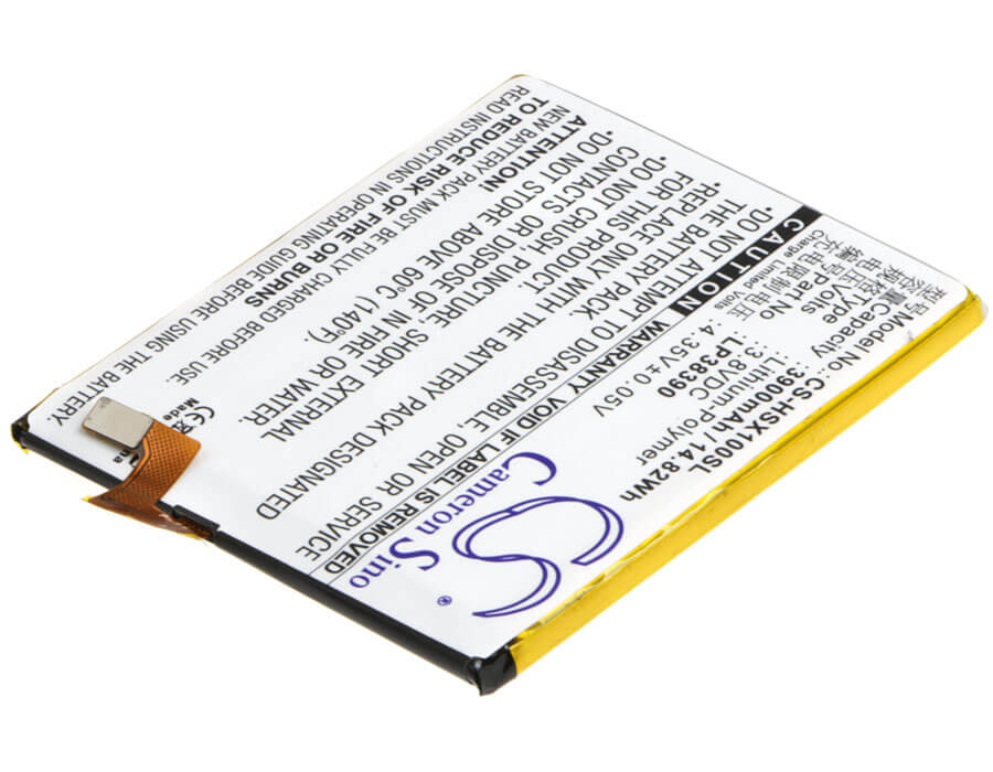 3.8V, 3900mAh, Li-Polymer Battery fits Hisense, Hs-x1, Hs-x1 Td-lte, 14.82Wh