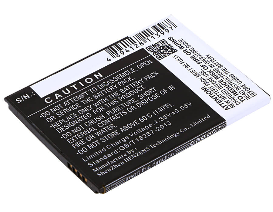 3.8V, 2300mAh, Li-Polymer Battery fits Blu, L280, L280a, 8.74Wh