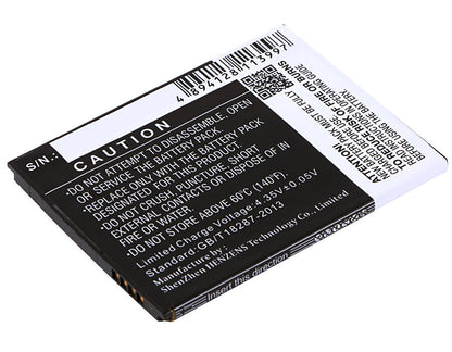 3.8V, 2300mAh, Li-Polymer Battery fits Blu, L280, L280a, 8.74Wh
