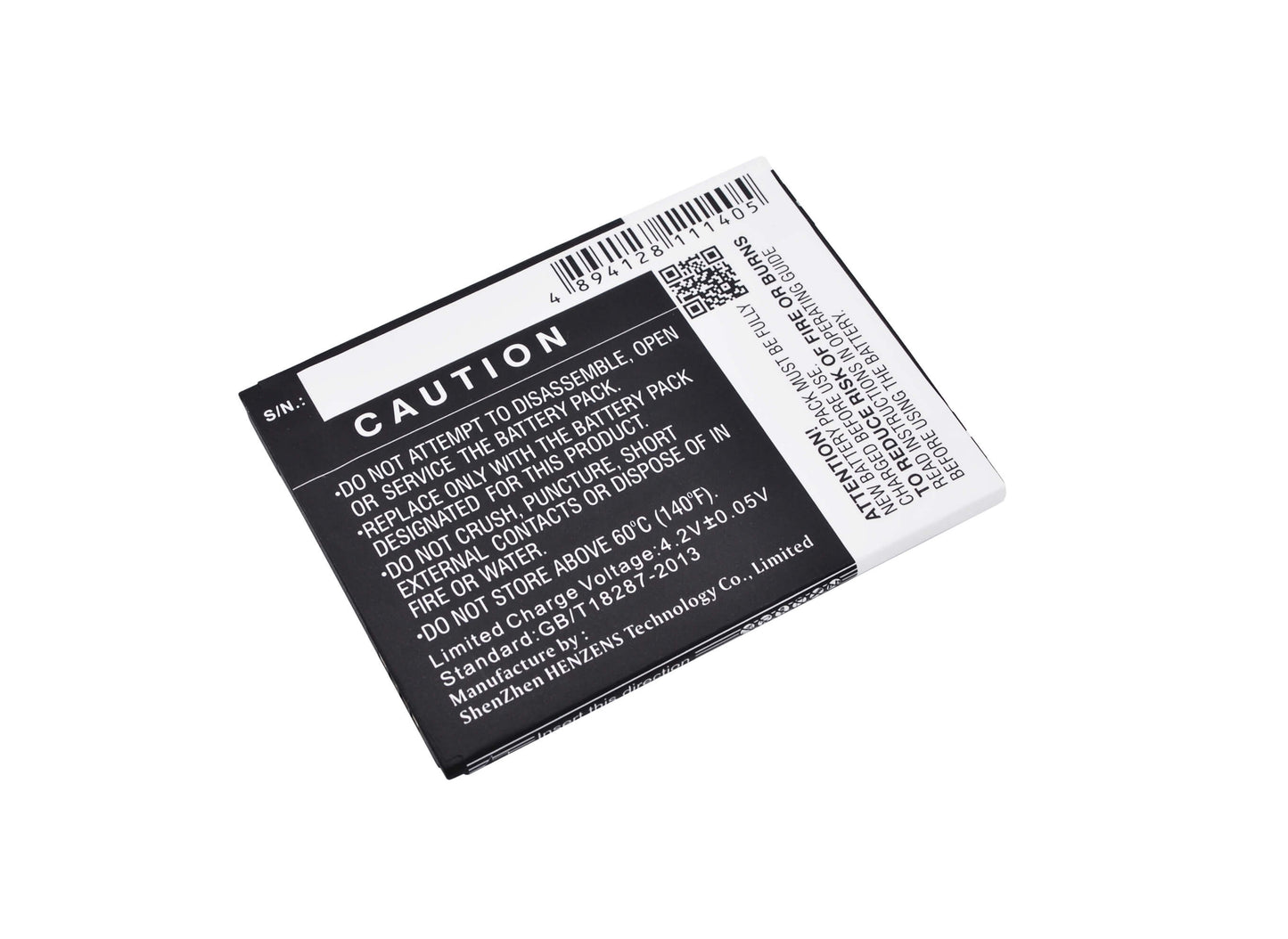 3.7V, 2000mAh, Li-Polymer Battery fits Archos, 50c Oxygen, 7.4Wh