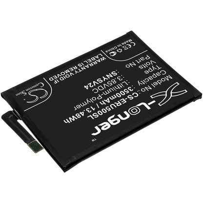3.85V, 3500mAh, Li-Polymer Battery fits Sony, A001so, So-41a, 13.475Wh