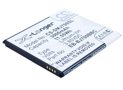 3.85V, 3000mAh, Li-ion Battery fits Samsung, Galaxy J7, Galaxy J7 Core, 11.55Wh