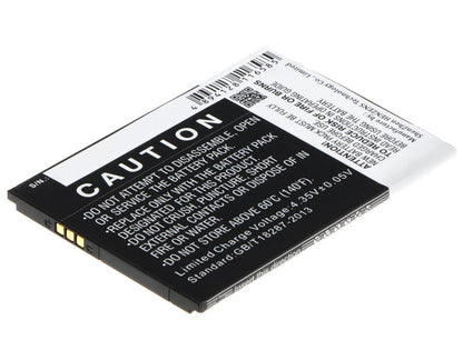 3.8V, 2000mAh, Li-Polymer Battery fits Mobistel, Cynus F9, Cynus F9 4g, 7.6Wh