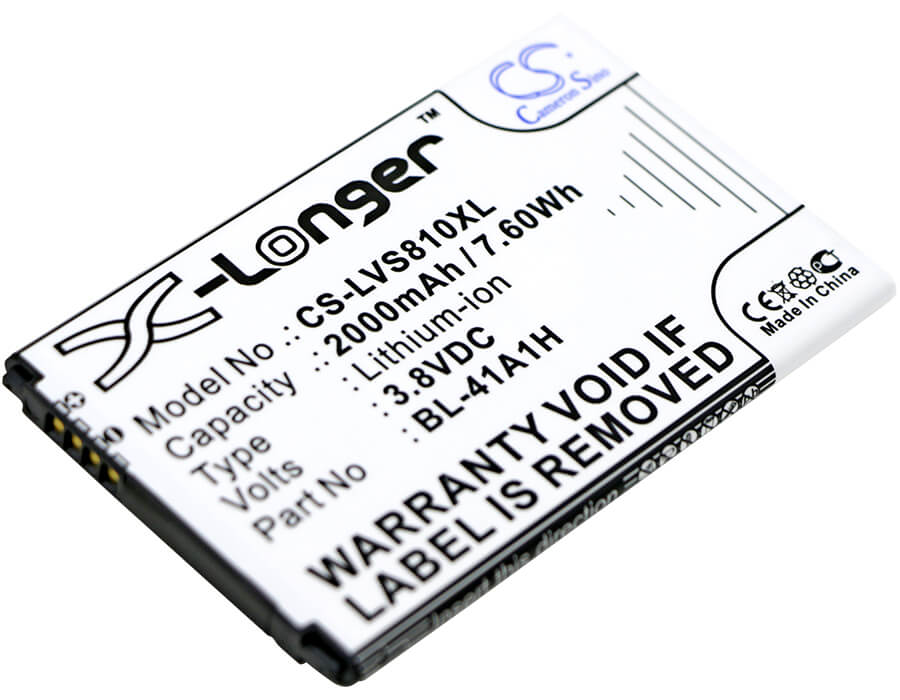 3.8V, 2000mAh, Li-ion Battery fits Lg, Cz2112lwr, D390, 7.6Wh