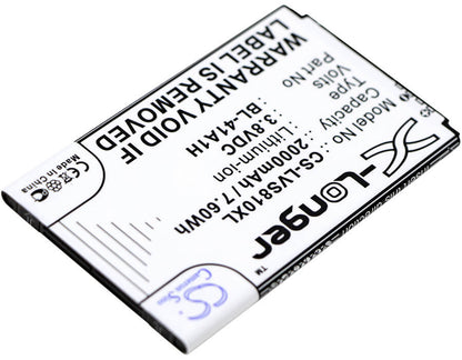 3.8V, 2000mAh, Li-ion Battery fits Lg, Cz2112lwr, D390, 7.6Wh