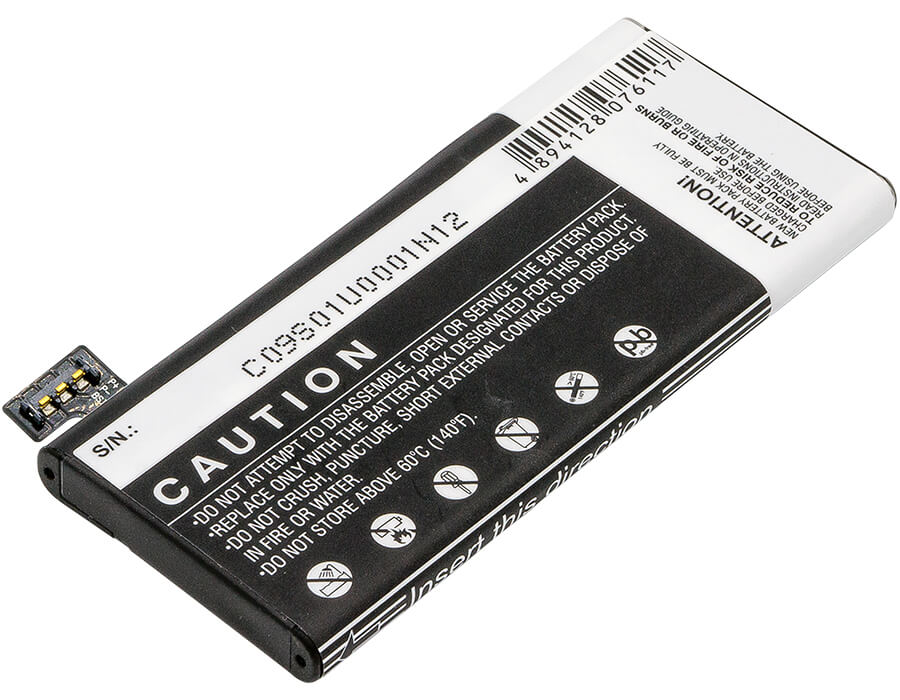 3.7V, 1800mAh, Li-Polymer Battery fits Nokia, Lumia 900, Lumia 900 4g Lte, 6.66Wh